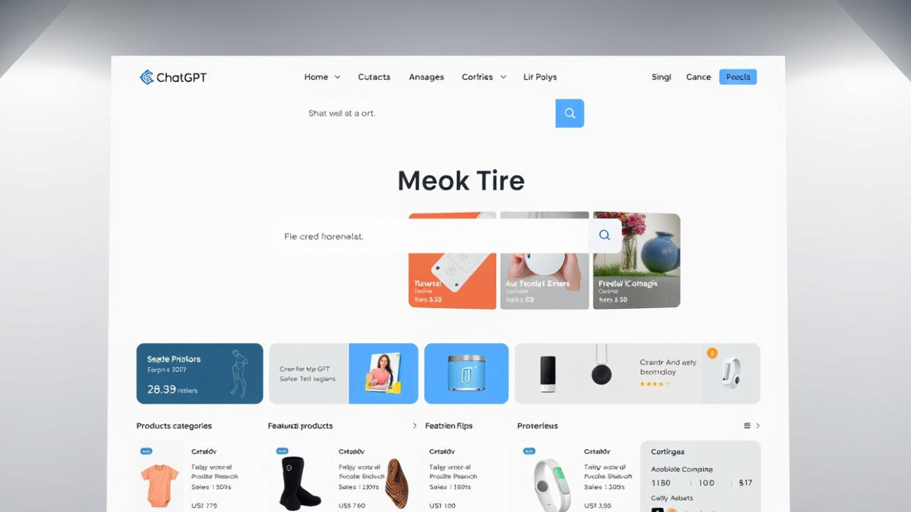 chatgpt shopping website