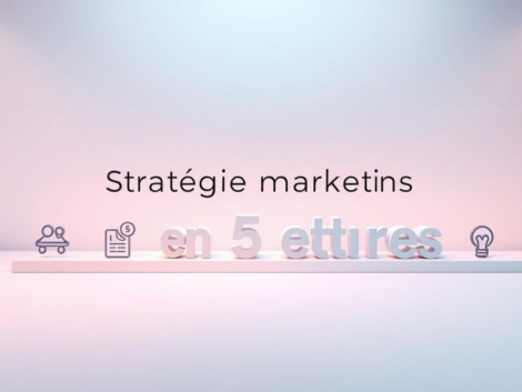 stratégie marketing en 5 étapes